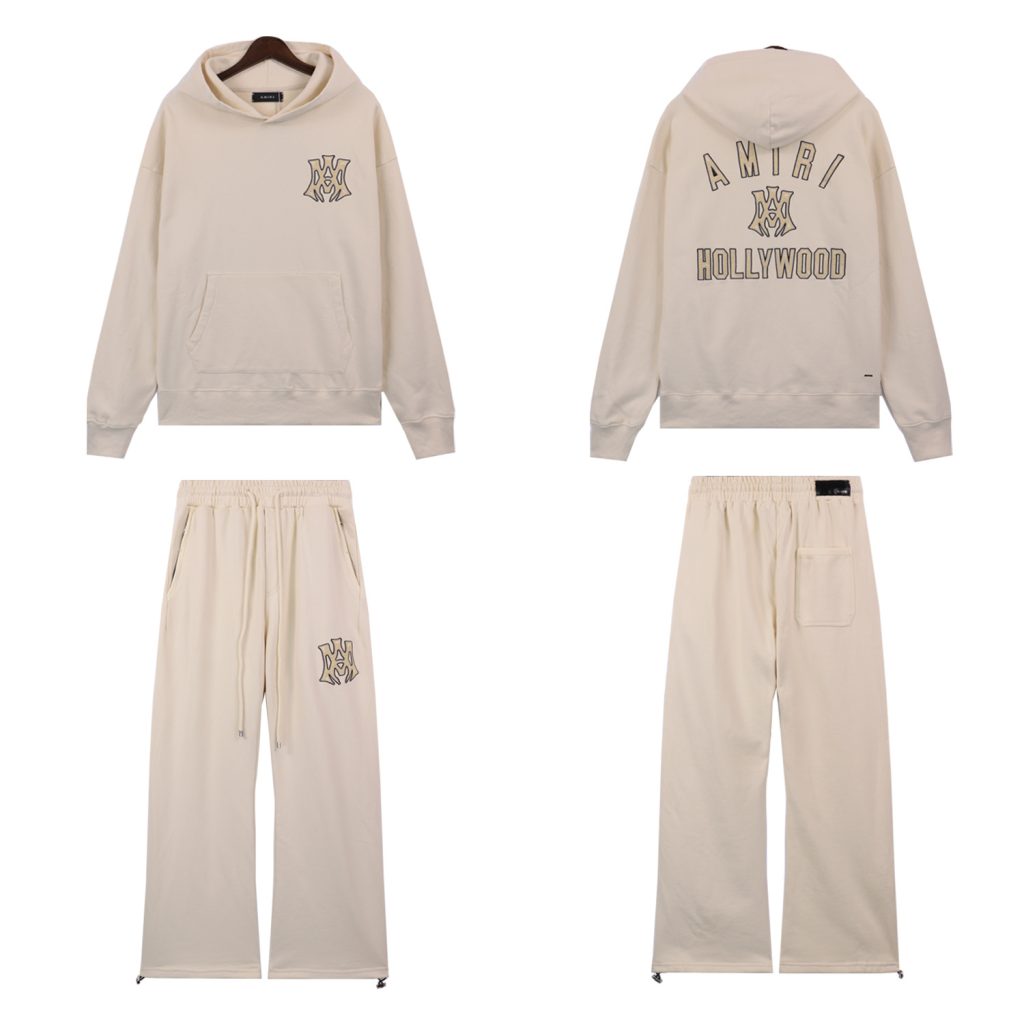 Amiri Hoodie & Sweatpant Set Apricot OKLU20261495