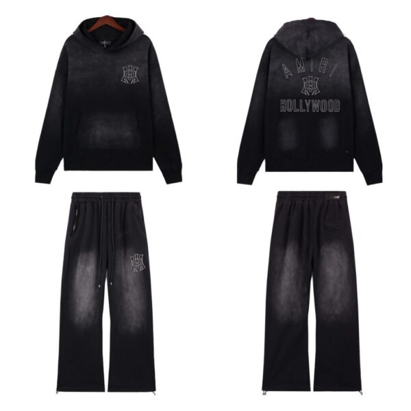 Amiri Hoodie & Sweatpant Set Black OKLU20261496