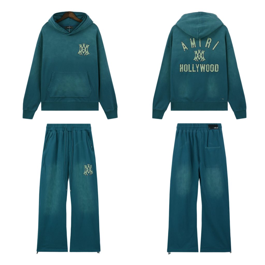 Amiri Hoodie & Sweatpant Set Green OKLU20261497