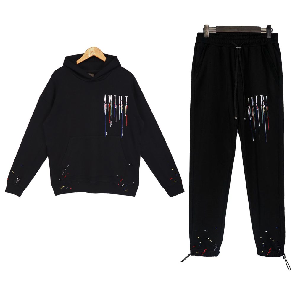 Amiri Hoodie & Sweatpant Set Black OKLU20261498