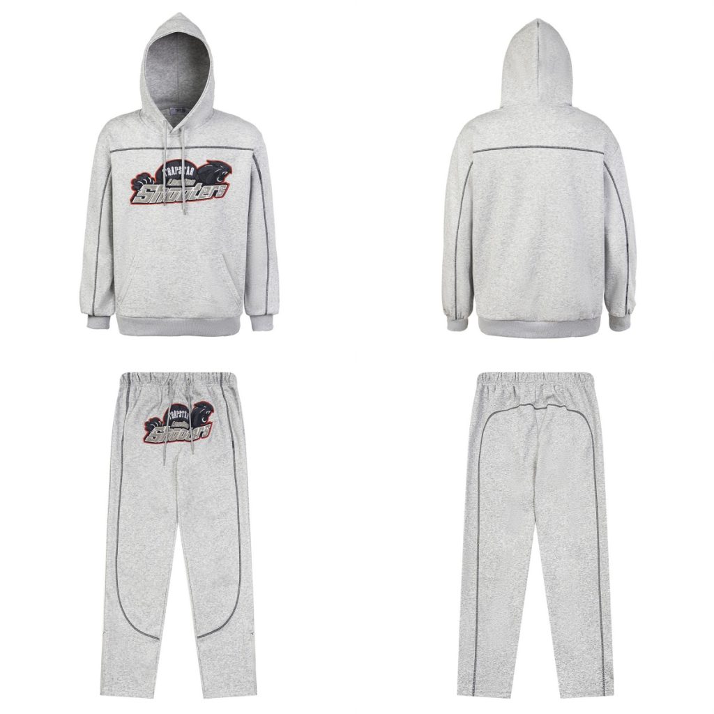 Trapstar Shooters Hoodie Tracksuit Grey OKLU20261503