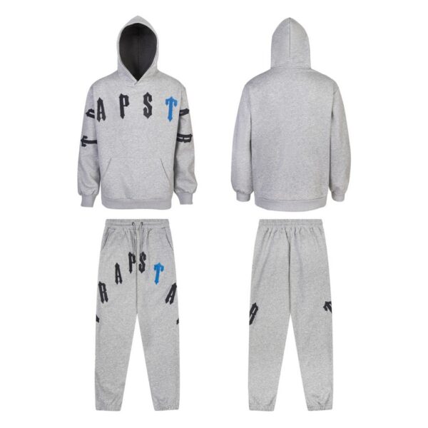 Trapstar Shooters Hoodie Tracksuit Grey OKLU20261506
