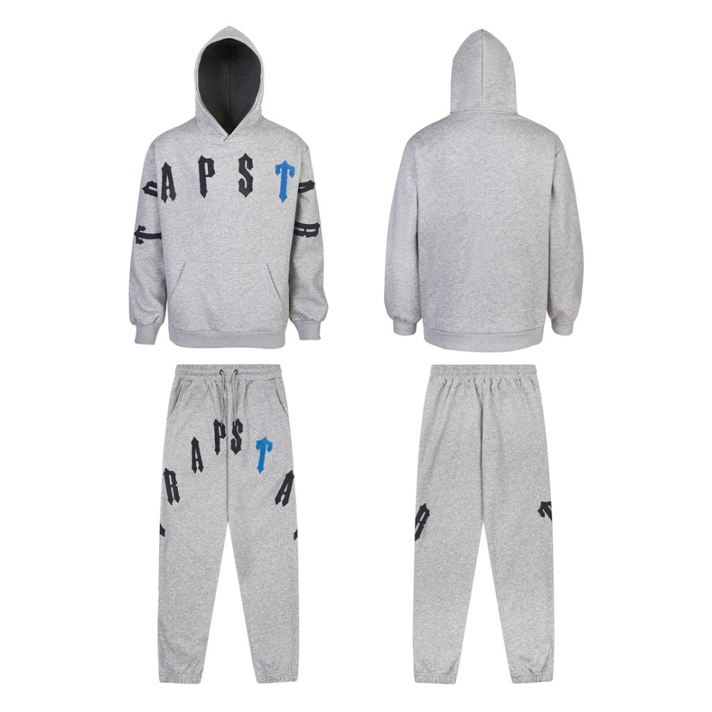 Trapstar Shooters Hoodie Tracksuit Grey OKLU20261506