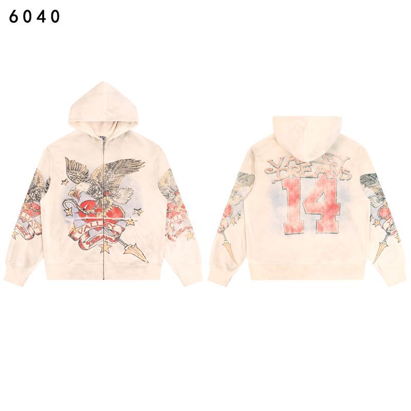 Vale Forever Valley Retro Casual Hoodie apricot set OKLU20261511