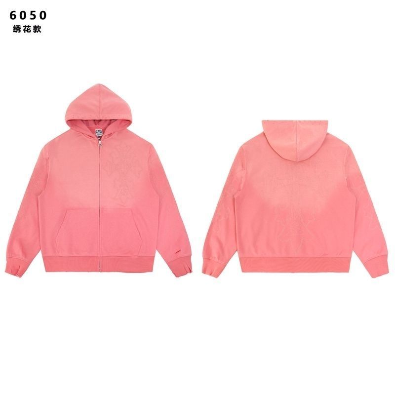 Vale Forever Valley Retro Casual Hoodie Pink set OKLU20261518