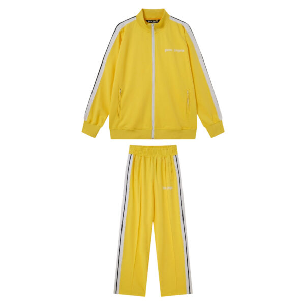 Palm Angels Zip-Up Classic Track Jacket & Pants Set Yellow OKLU20261521