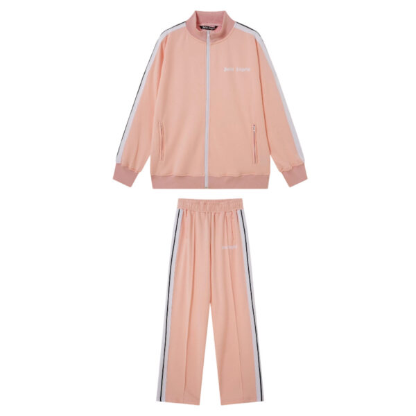 Palm Angels Zip-Up Classic Track Jacket & Pants Set Pink OKLU20261524