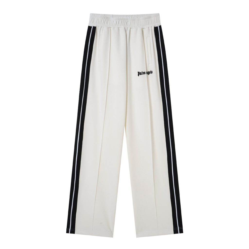 Palm Angels Zip-Up Classic Track Jacket & Pants Set White OKLU20261525