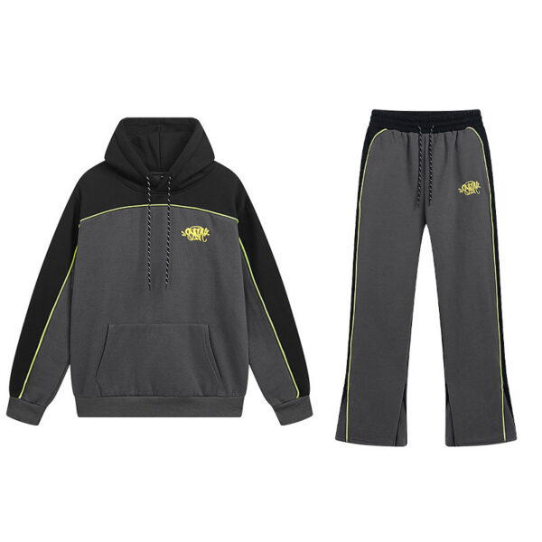 Syna World hooked sweatshirt set carbon ash OKLU20261537