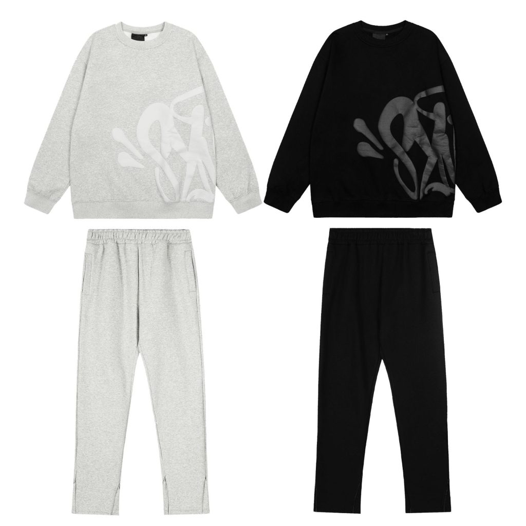Syna World hooked sweatshirt set black/gray OKLU20261538