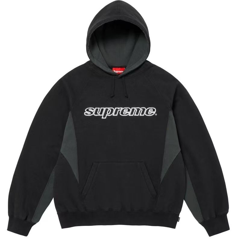 Supreme Hooded Sweatshirt&Sweatpants Set Black OKLU20261540