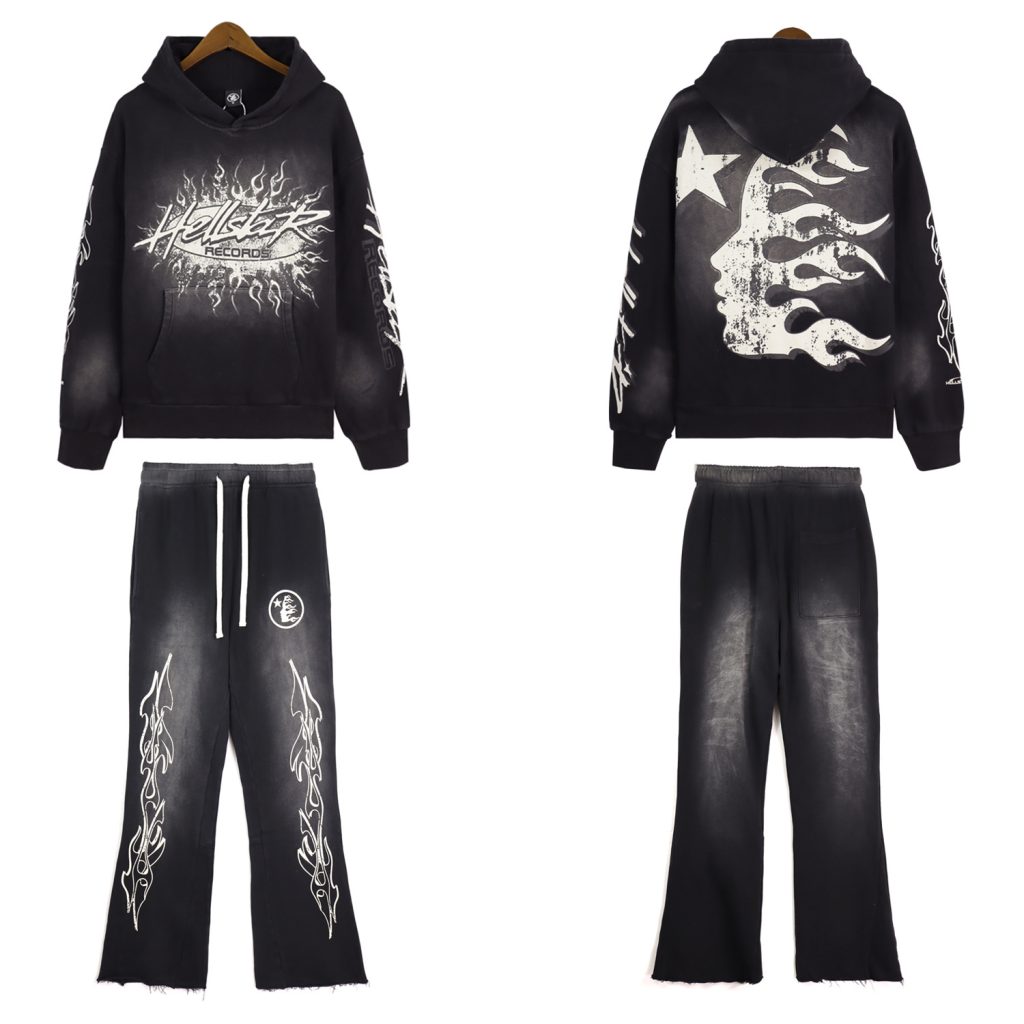 Hellstar Hoodie & Sweatpants Set Black OKLU20261546