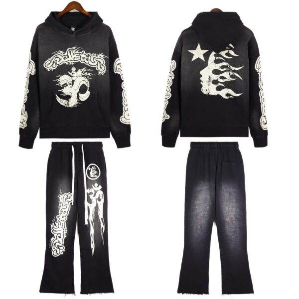 Hellstar Hoodie & Sweatpants Set Black OKLU20261548