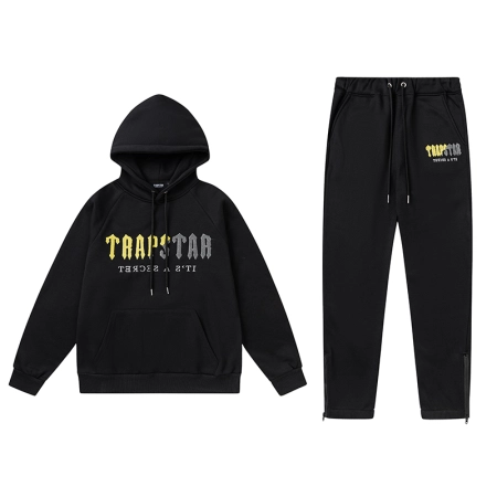Trapstar Hoodie Tracksuit Black OKLU20261556