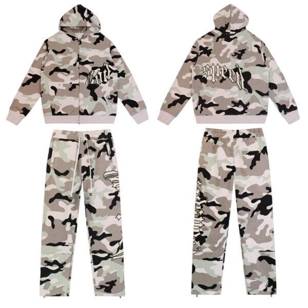 Godspeed Logo Sweatsuit Camouflage Grey OKLU20261563