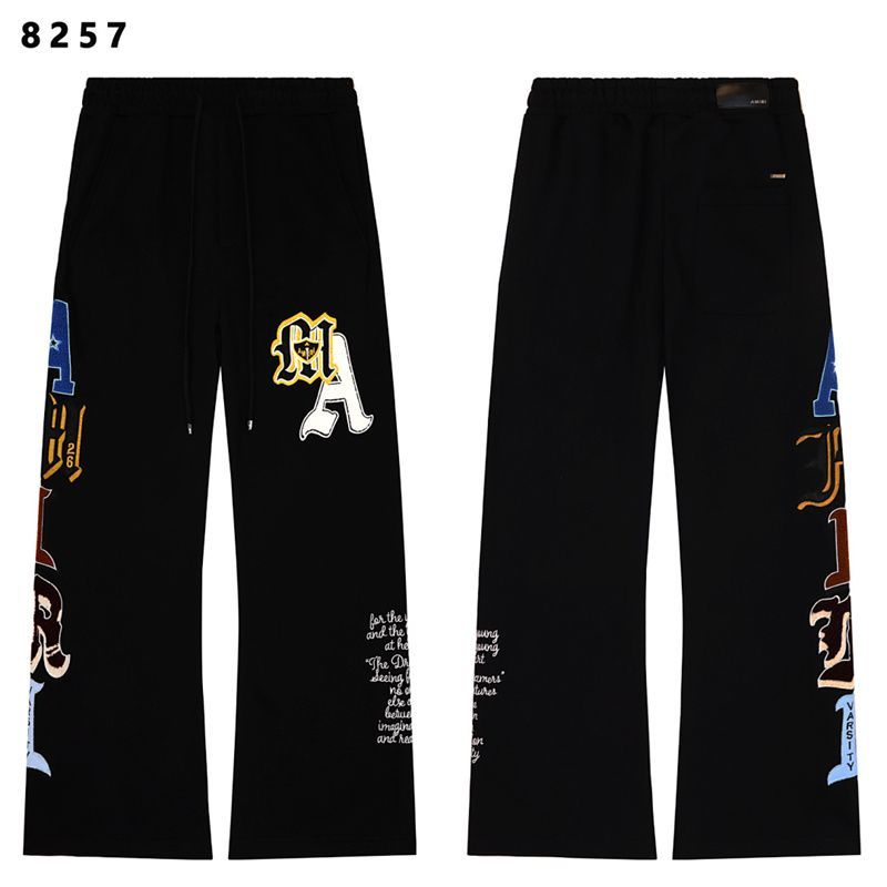 Amiri Zipper Hoodie&Sweatpant Set Black OKLU20261576