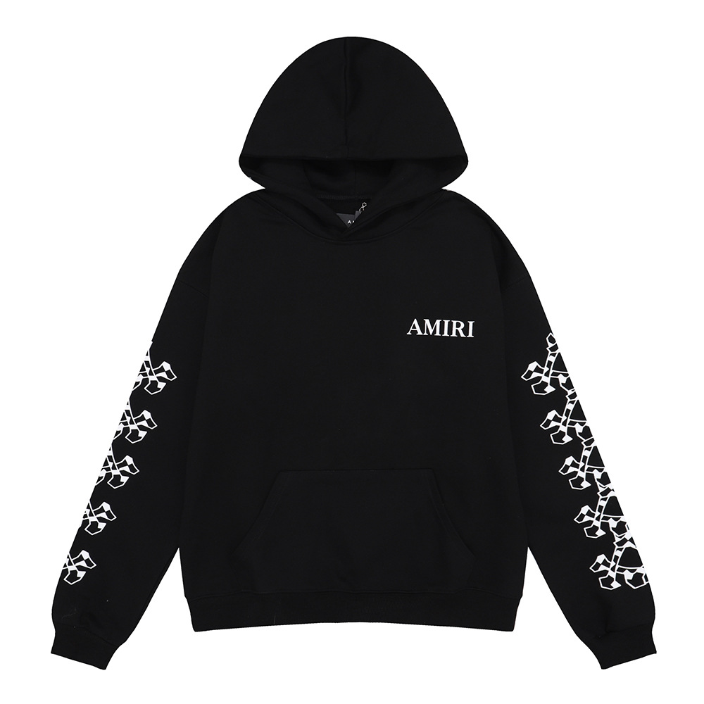 Amiri Printed Hoodie&Sweatpant Set Black/White OKLU20261582