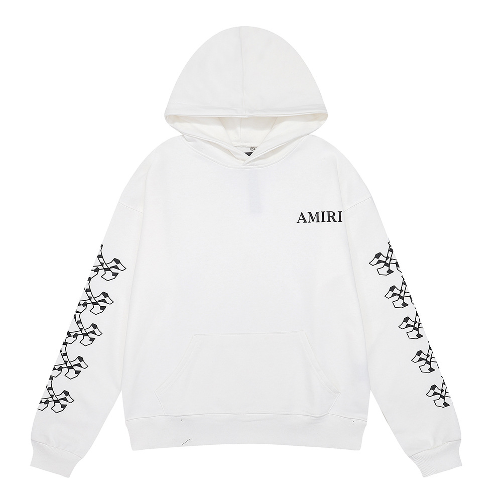 Amiri Printed Hoodie&Sweatpant Set Black/White OKLU20261582