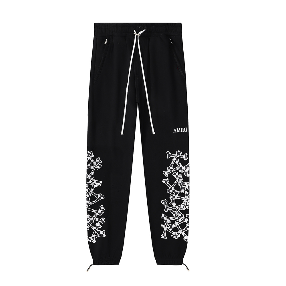 Amiri Printed Hoodie&Sweatpant Set Black/White OKLU20261582