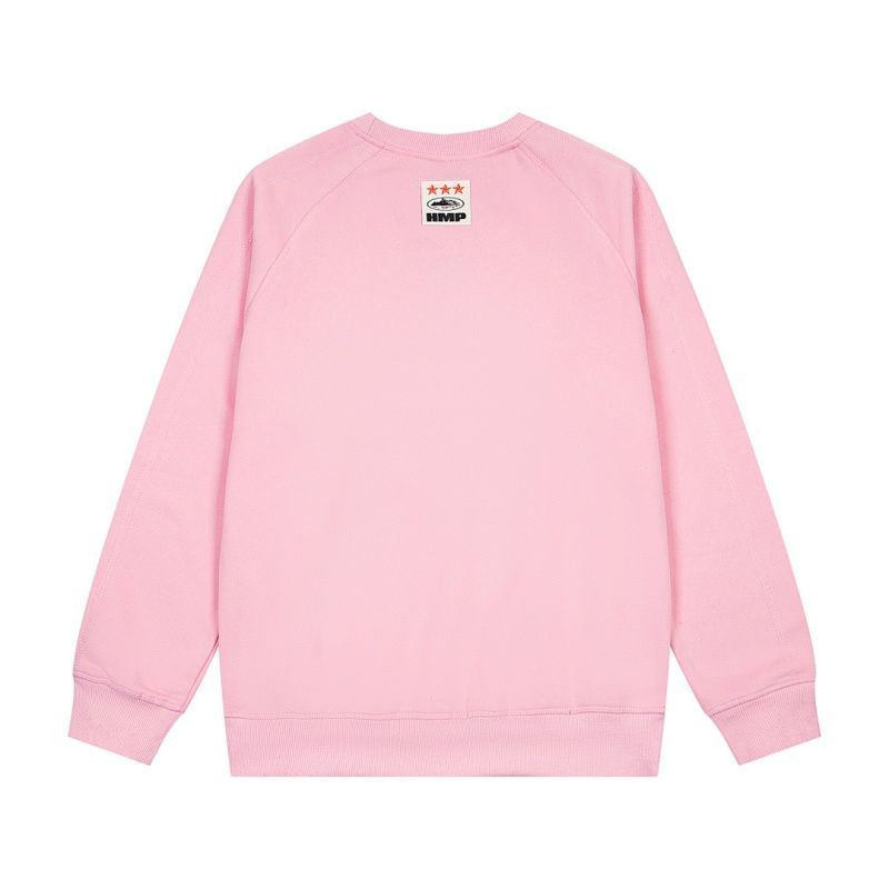 Corteiz Minimally Embroidered Round Neck Hoodie Pink Set OKLU20261587