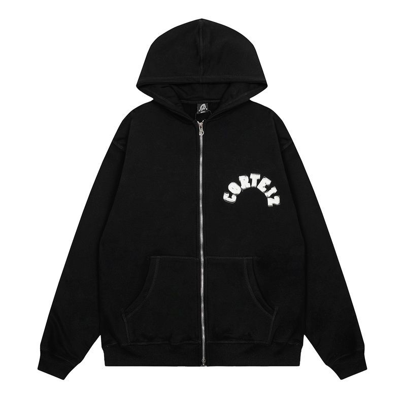 Corteiz Zipper Hoodie Black Set OKLU20261599