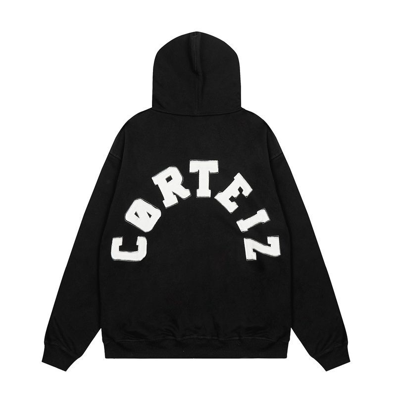 Corteiz Zipper Hoodie Black Set OKLU20261599