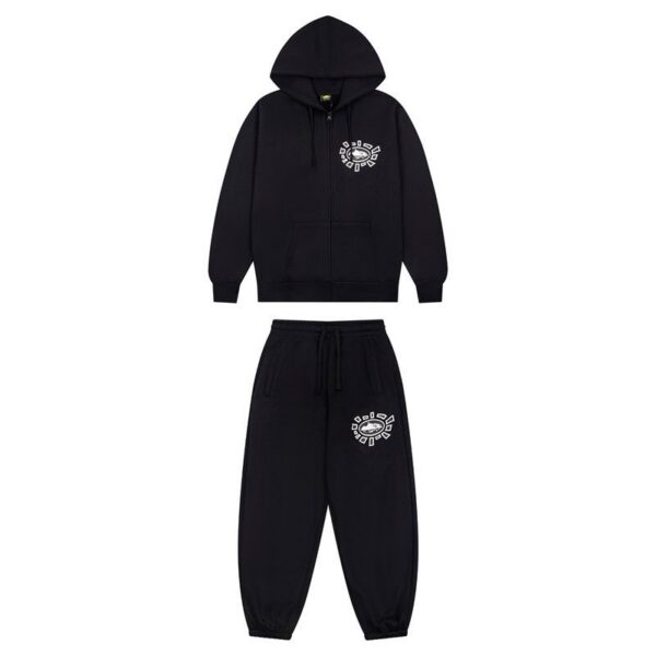 Corteiz Sun Roll Hoodie Set Black OKLU20261601
