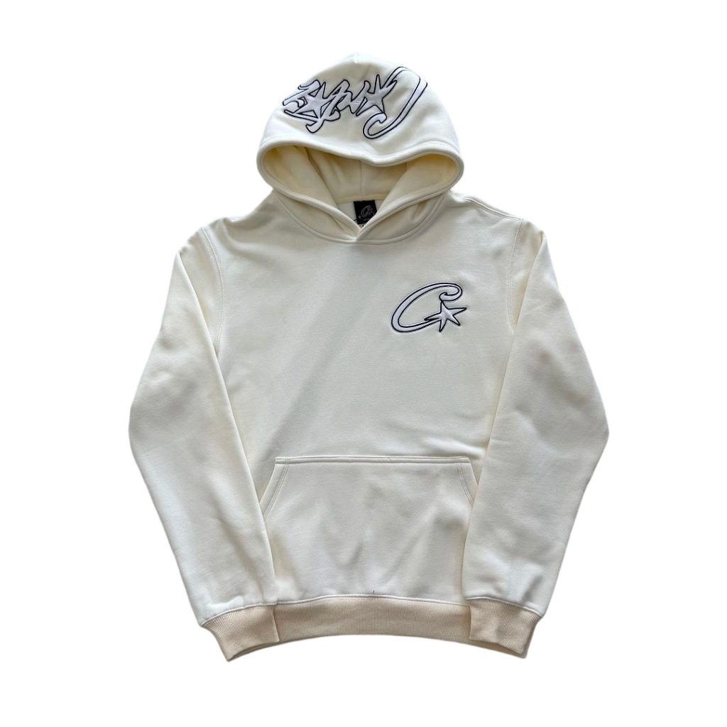 Corteiz C-star Embroidered Hoodie Black/Apricot Set OKLU20261604