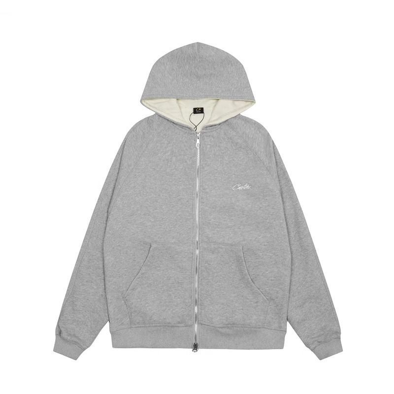 Corteiz Zipper Hoodie Set Black/Grey OKLU20261615