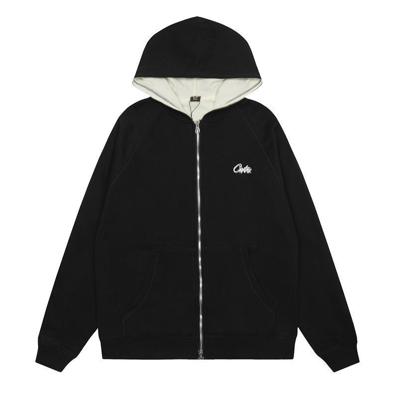 Corteiz Zipper Hoodie Set Black/Grey OKLU20261615