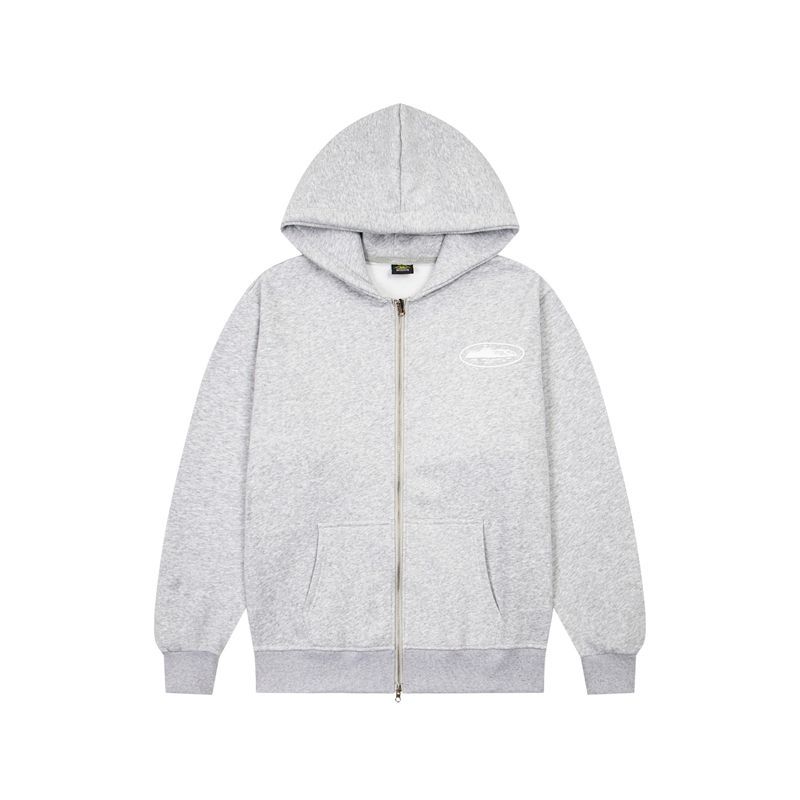 Corteiz printed hooded sweatshirt set gray OKLU20261620