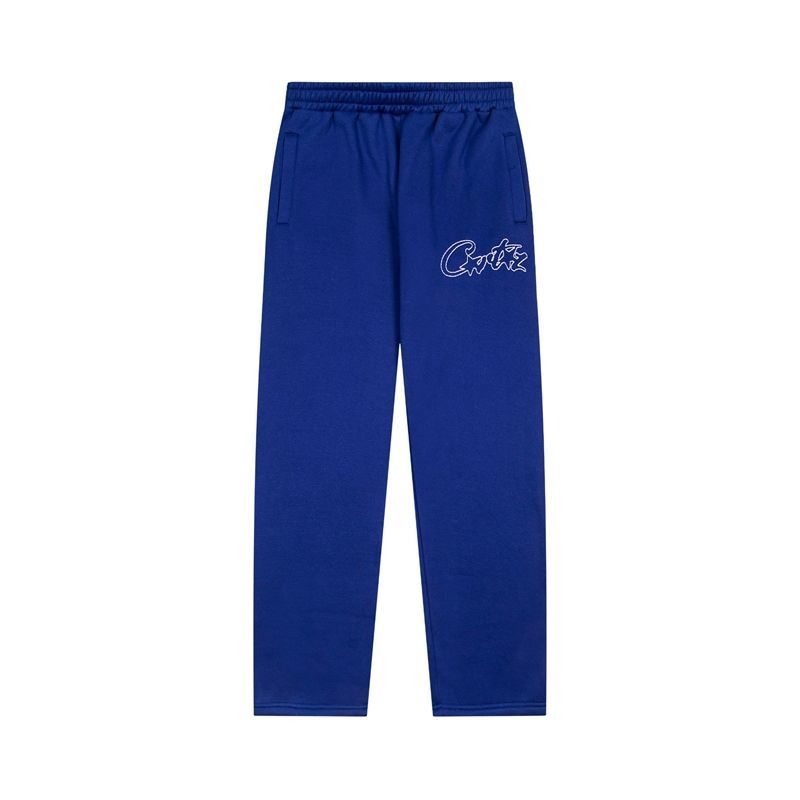 Corteiz American Embroidered Letter Hoodie Set Color Blue OKLU20261622
