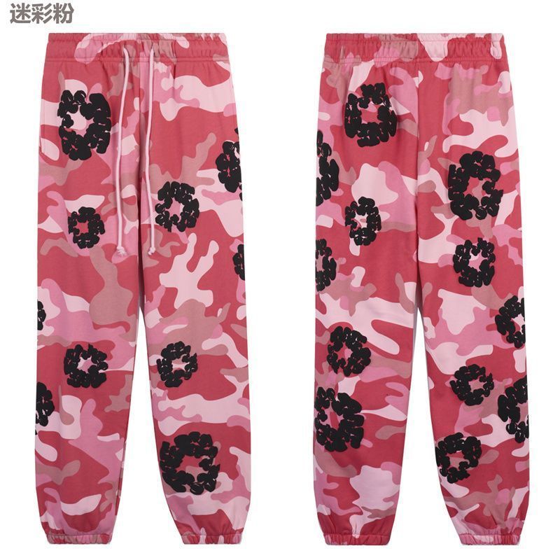Denim Tears Foam Printed Hoodie Set Camouflage Pink OKLU20261626