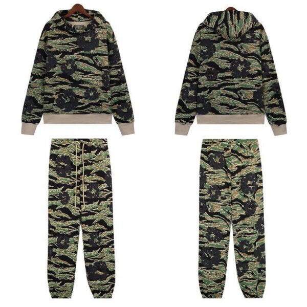Denim Tears Foam Printed Hoodie Set Camouflage Green OKLU20261629