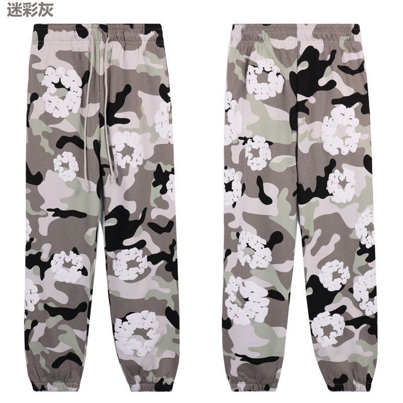 Denim Tears Foam Printed Hoodie Set Camouflage Grey OKLU20261630