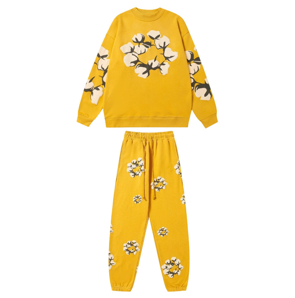 Denim Tears x Cactus Plant Flea Market Cactus Tears Set Yellow OKLU20261634