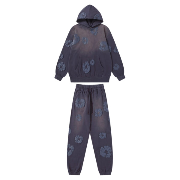Denim Tears Mono Cotton Wreath Set Blue Purple OKLU20261641