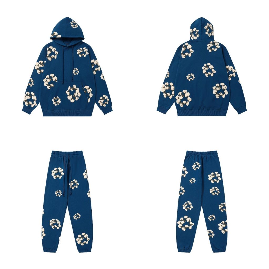 Denim Tears x Cactus Plant Flea Market Cactus Tears Hoodie Set Peacock OKLU20261645