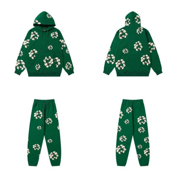 Denim Tears x Cactus Plant Flea Market Cactus Tears Hoodie Set Green OKLU20261647