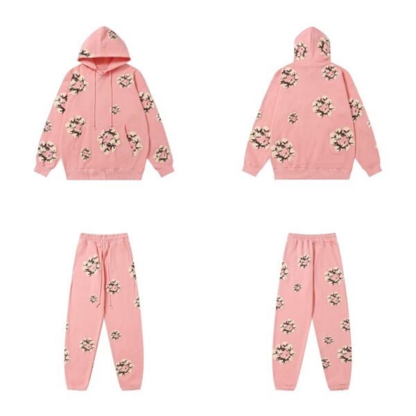 Denim Tears x Cactus Plant Flea Market Cactus Tears Hoodie Set Pink OKLU20261650