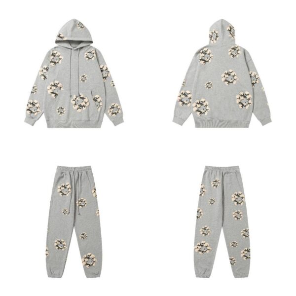 Denim Tears x Cactus Plant Flea Market Cactus Tears Hoodie Set Grey OKLU20261652