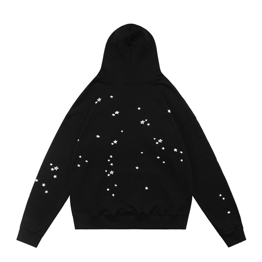Sp5der Jeffery Hoodie & Sweatpant Set Black OKLU20261653