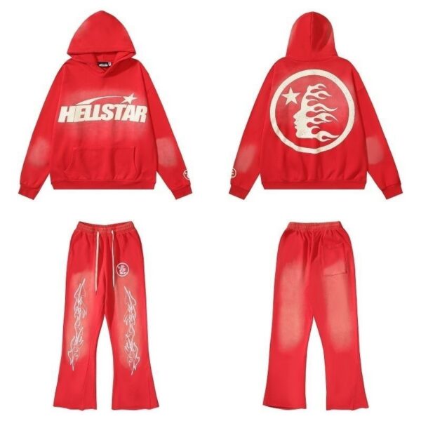Hellstar Uniform Hoodie red set OKLU20261667