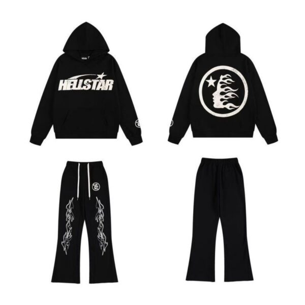 Hellstar Uniform Hoodie Black set OKLU20261676