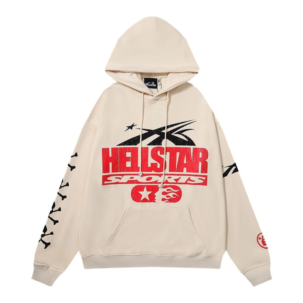 Hellstar If You Dont Like Us Beat Us Hoodie & Sweatpants Set Black Apricot OKLU20261678