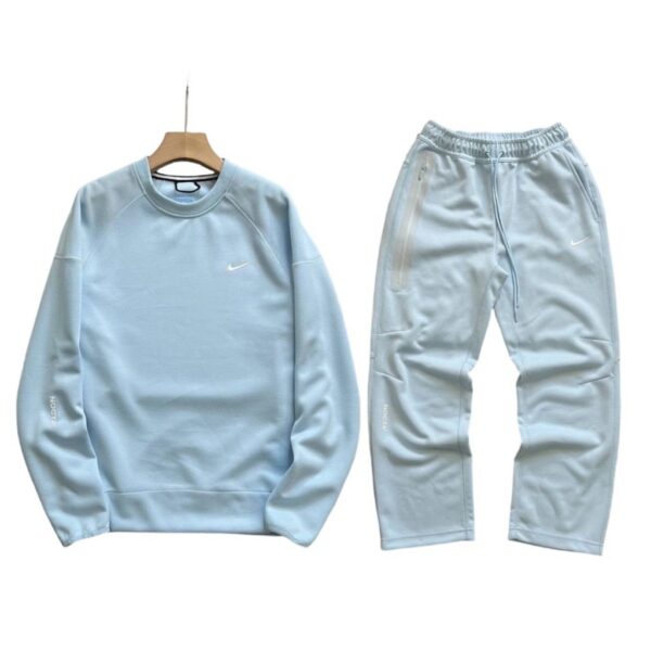 Nike x NOCTA Drake Tech Fleece Crew Sweatshirt & Joggers Set Blue OKLU20261688