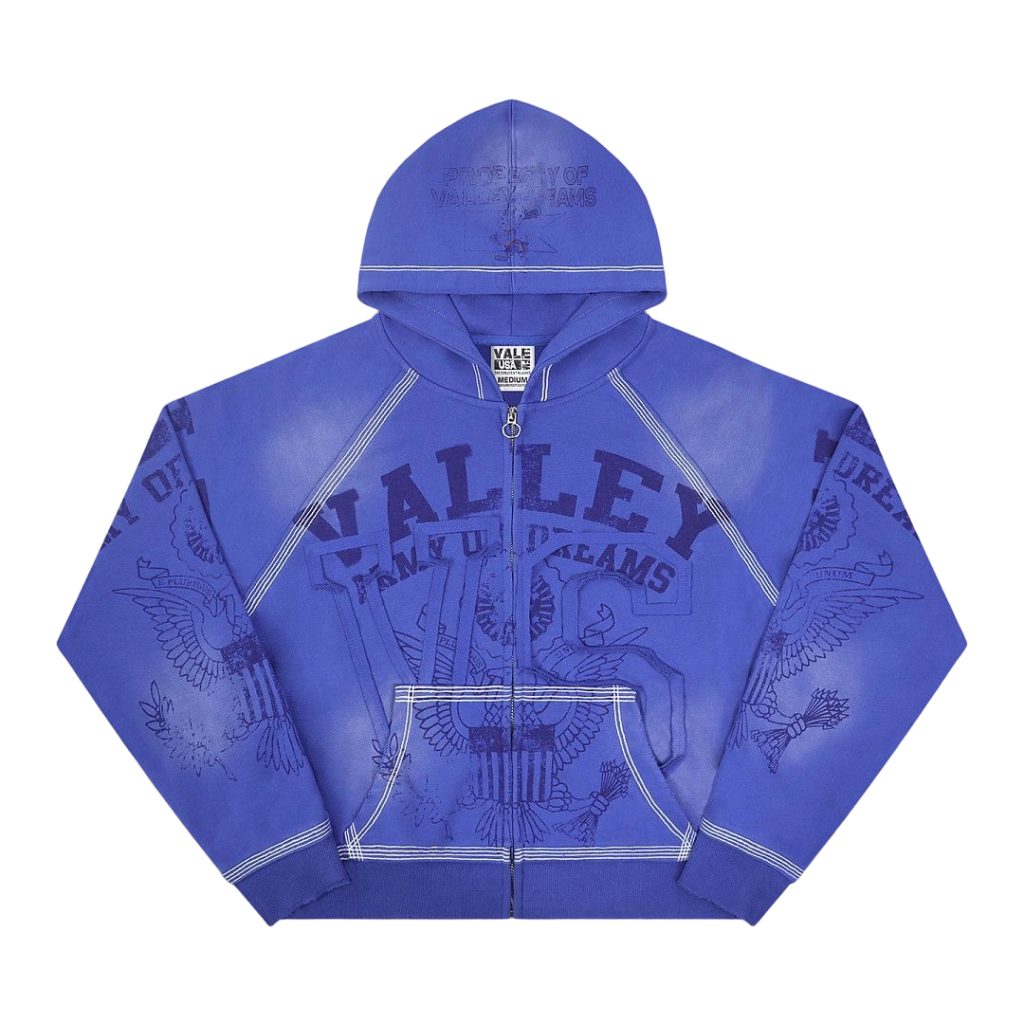 Vale Forever Valley hoodie set Blue OKLU20261699
