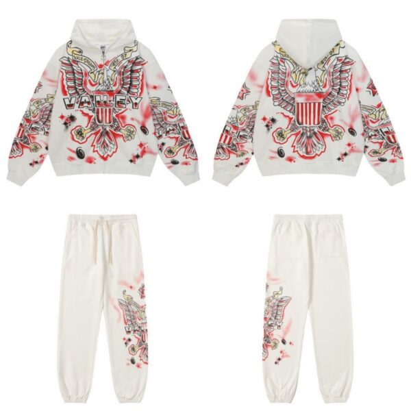 Vale Forever Valley leisure hoodie set white OKLU20261701
