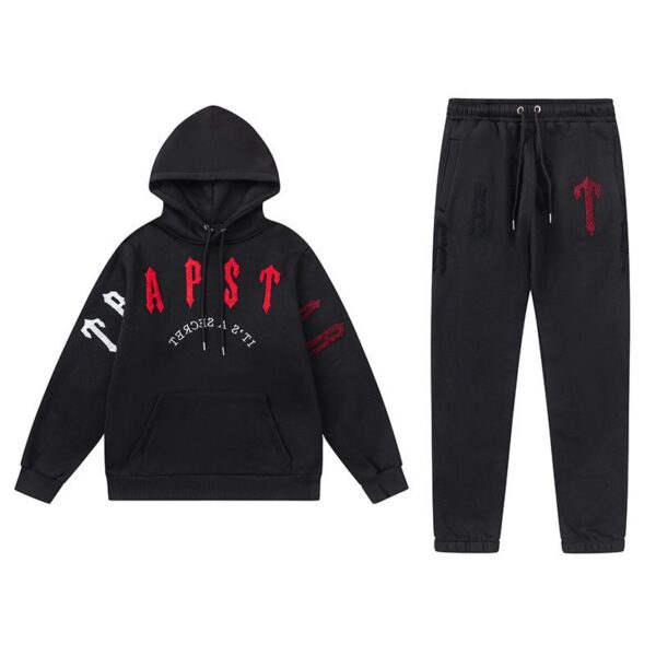 Trapstar Irongate Arch Chenille 2.0 Tracksuit Black/Red OKLU20261702