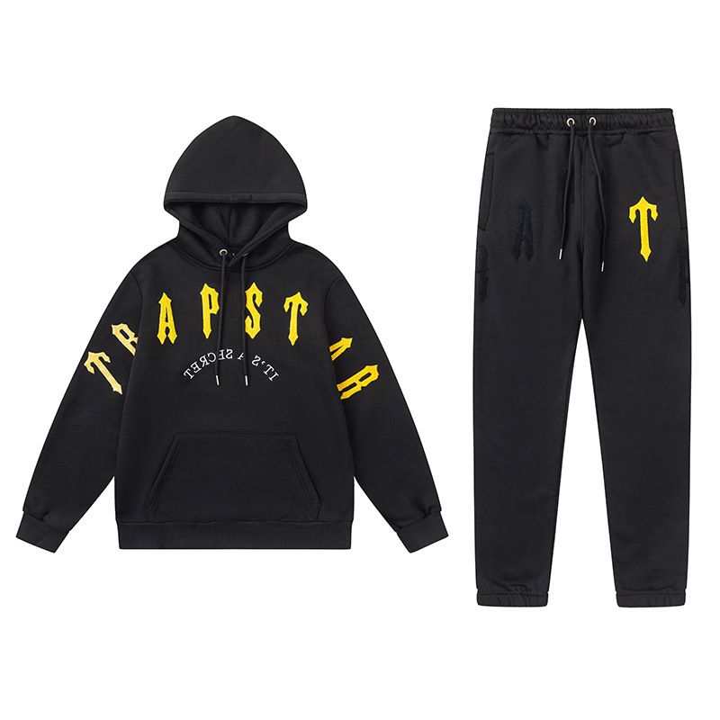 Trapstar Irongate Arch Chenille 2.0 Tracksuit Black/Yellow OKLU20261703